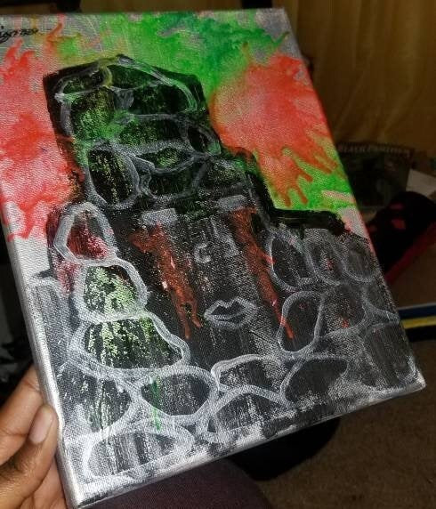 A face within the Earth