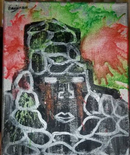A face within the Earth