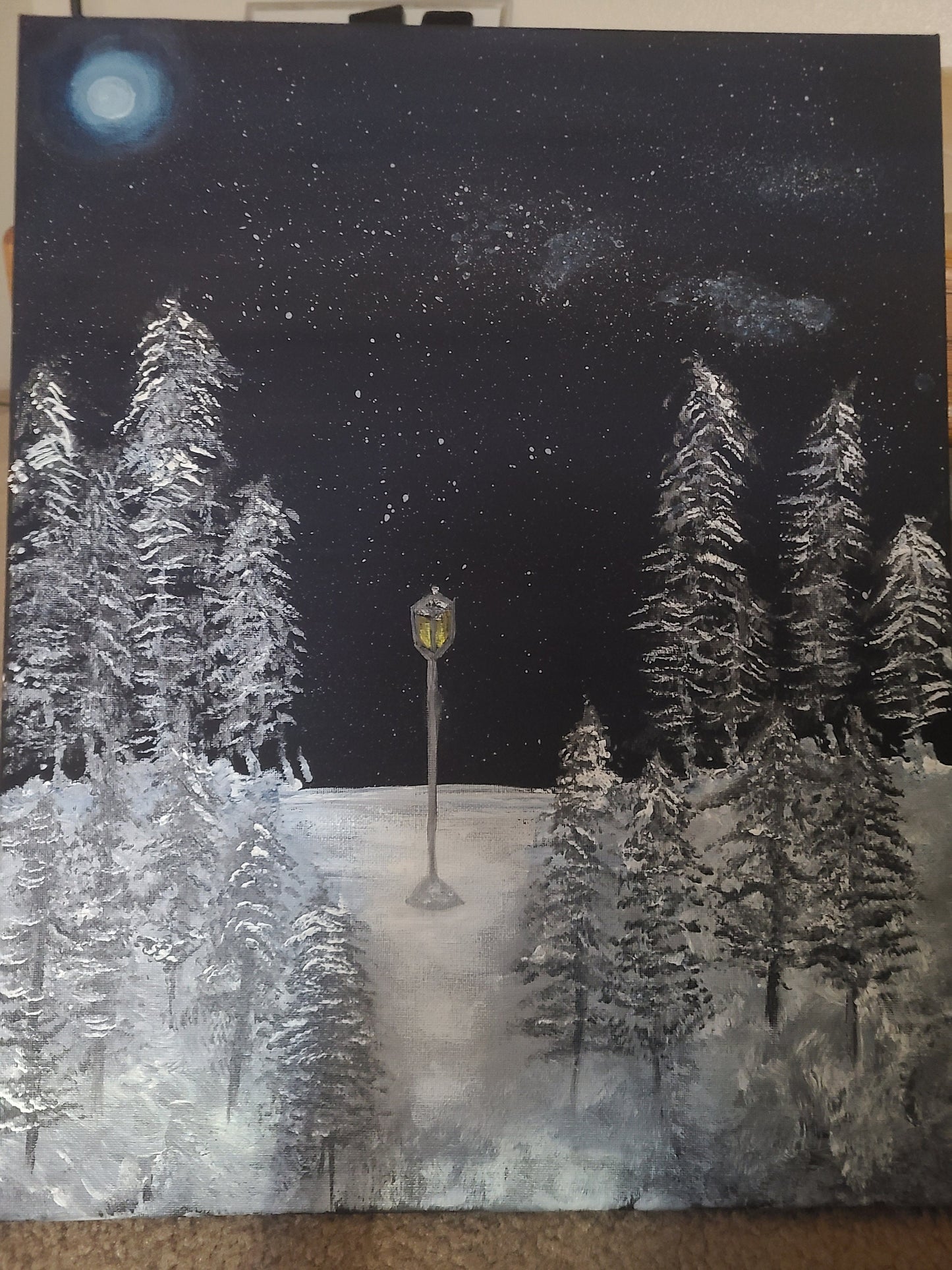 LAMINATED PRINT Winter Night