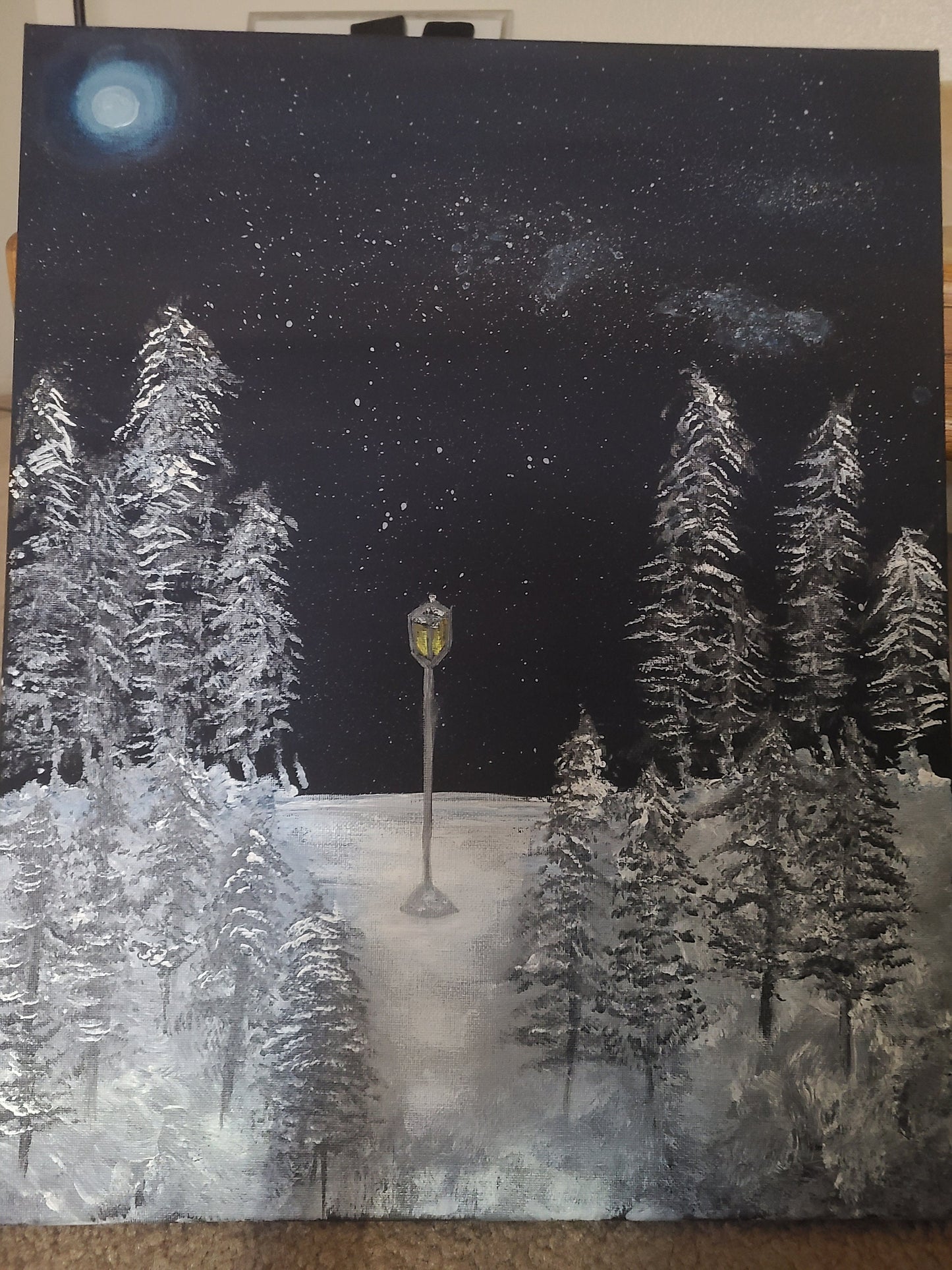 LAMINATED PRINT Winter Night