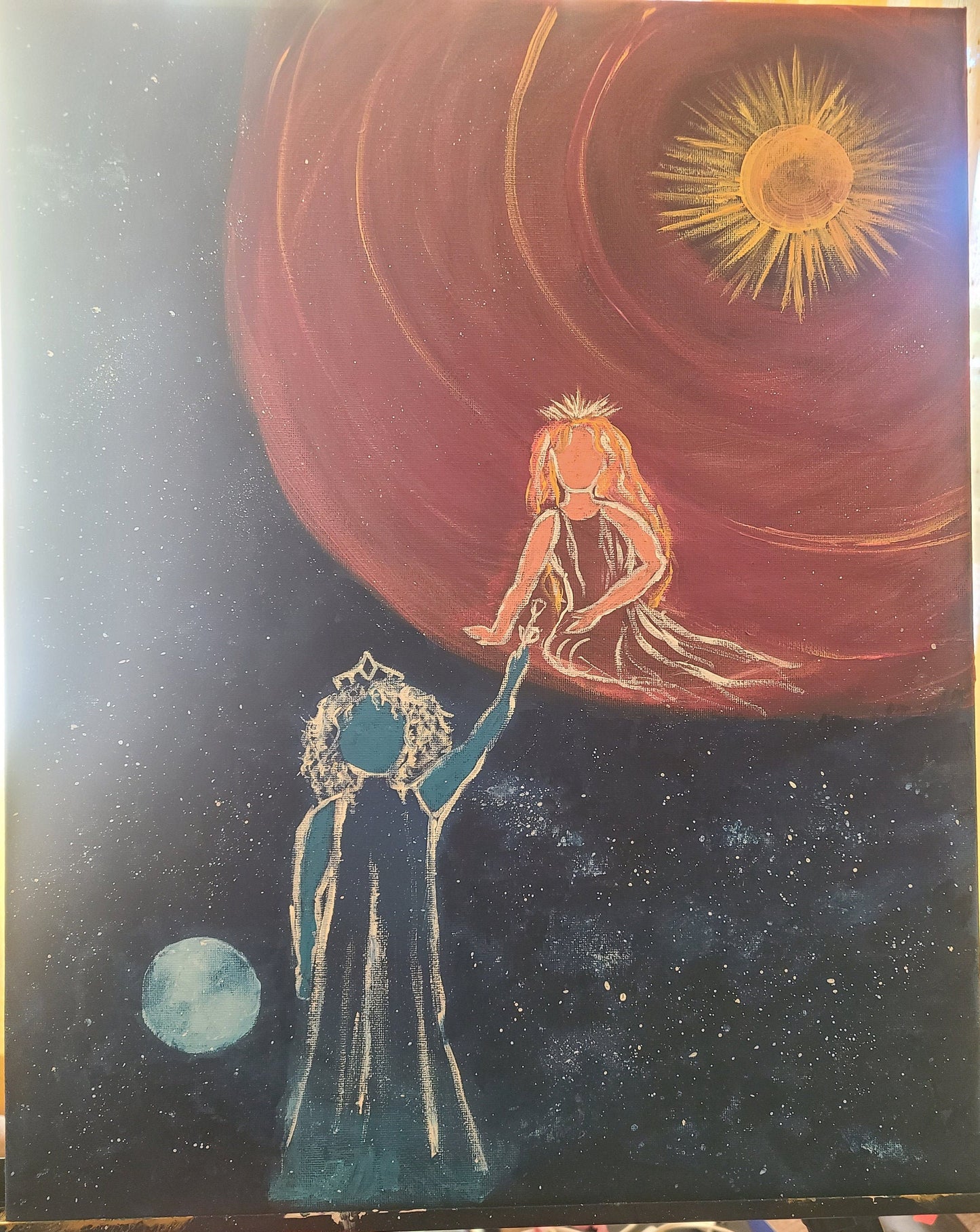 LAMINATED PRINT - His Sun, Her Moon