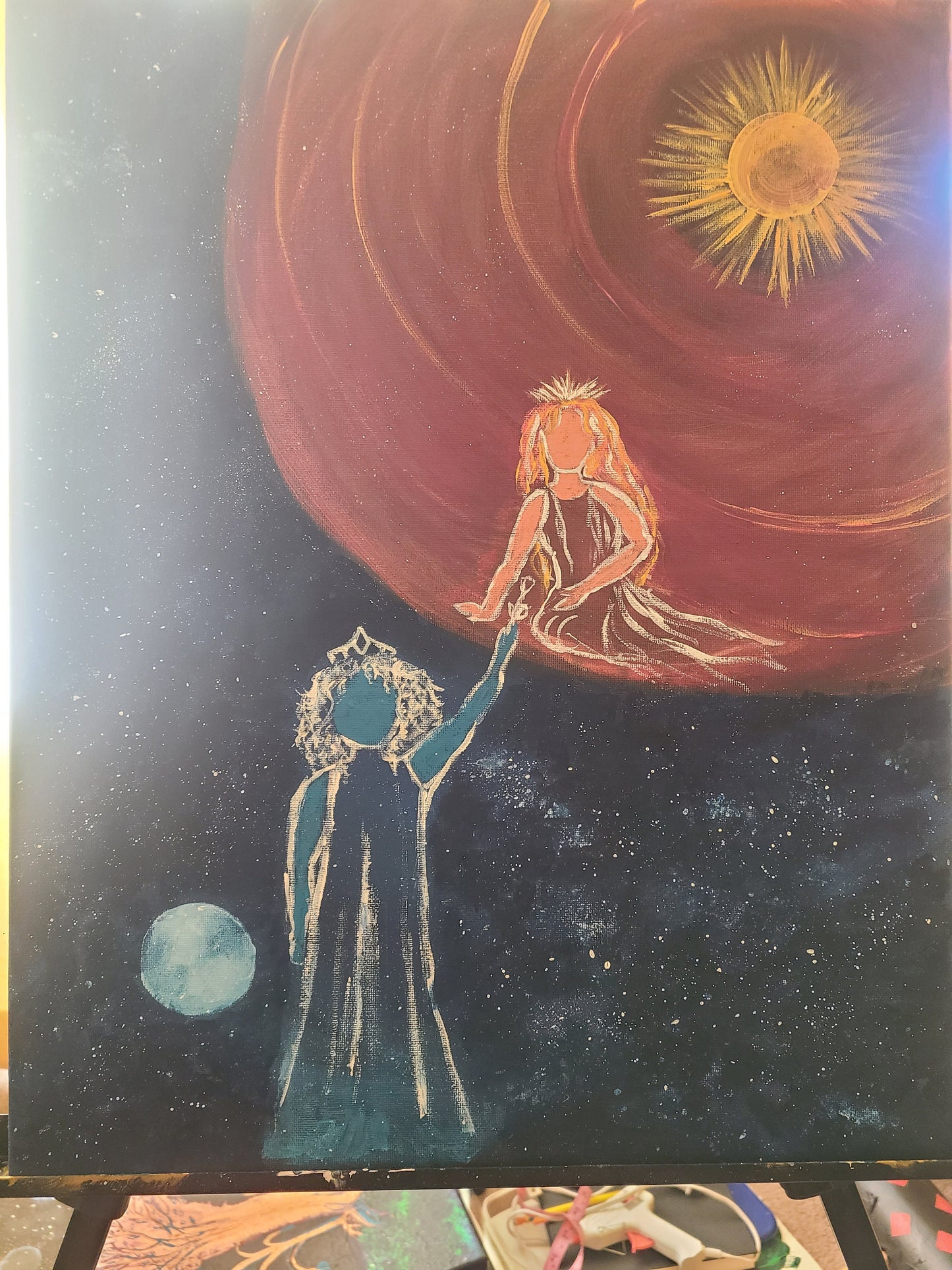 LAMINATED PRINT - His Sun, Her Moon